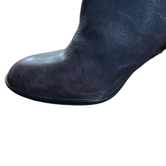 Louise Et Cie Ranier Womens Brown Leather Ankle Boots Booties Chunky Heel sz 7 - Picture 5 of 16